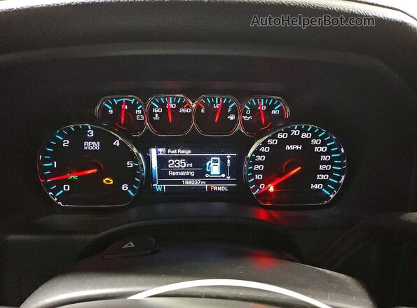 1GTV2NEC8HZ376100 2017 GMC SIERRA Silver Widok zestawu wskaźników