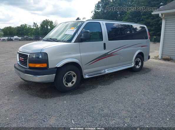 1GTW7AFG4G1204417 2016 GMC SAVANA 2500 Silver Front left