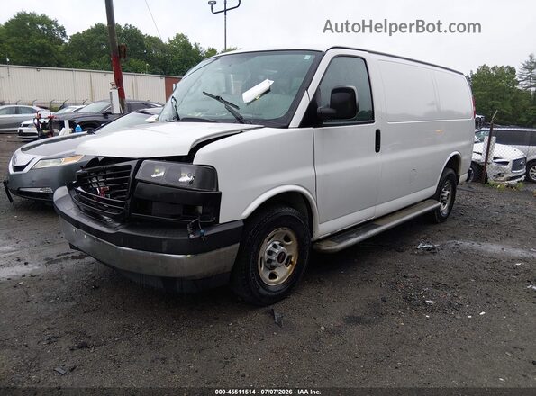 1GTW7AFG8K1249210 2019 GMC SAVANA 2500 White Vista tres cuartos delantera izquierda
