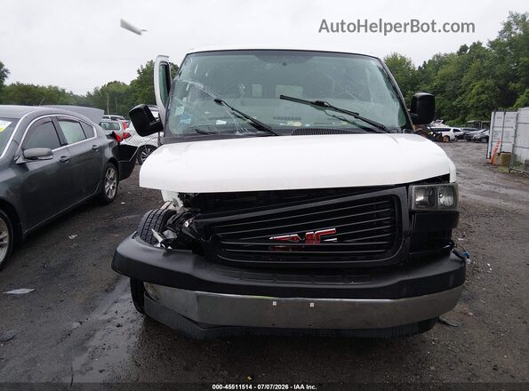 1GTW7AFG8K1249210 2019 GMC SAVANA 2500 White Vista interior trasera