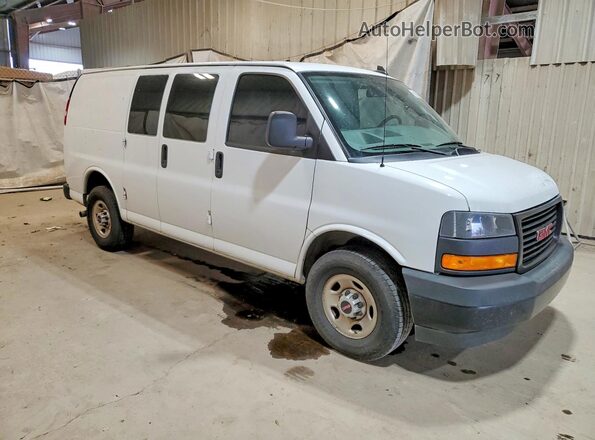 1GTW7AFP7J1332335 2018 GMC SAVANA White Przód prawy