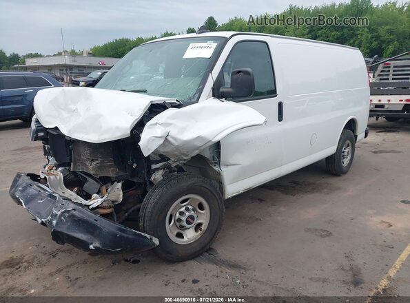 1GTW7AFP7K1210334 2019 GMC SAVANA 2500 White Առջևի ձախ երեք քառորդ տեսարան