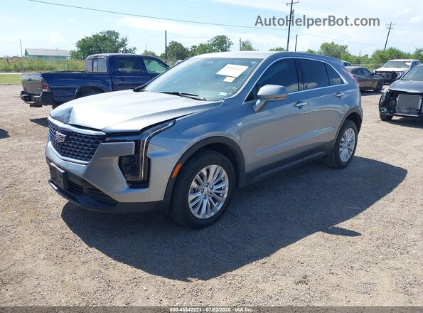 1GYAZAR42RF193519 2024 CADILLAC XT4 Серебряный Передняя левая четверть