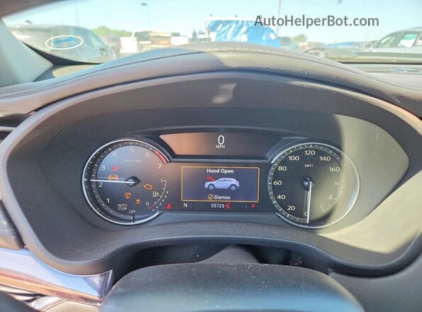 1GYAZAR49NF137944 2022 CADILLAC XT4 Синий Вид щитка приборов