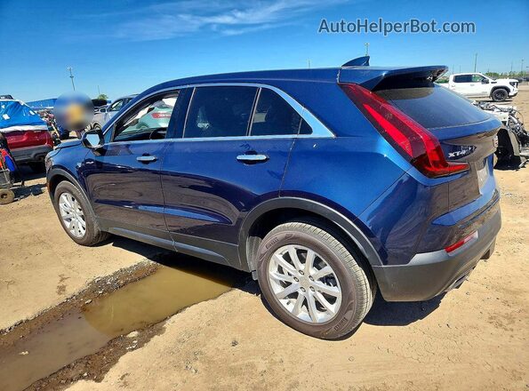 1GYAZAR49NF137944 2022 CADILLAC XT4 Синий Задняя левая четверть