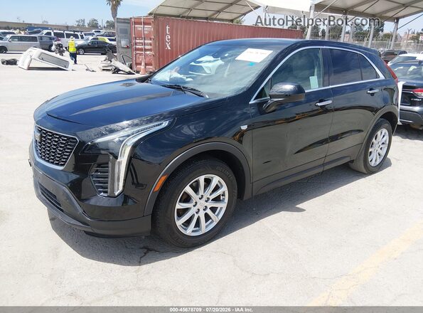 1GYAZAR4XKF155669 2019 CADILLAC XT4 Black წინა მარცხენა ხედი სამი მეოთხედიდან