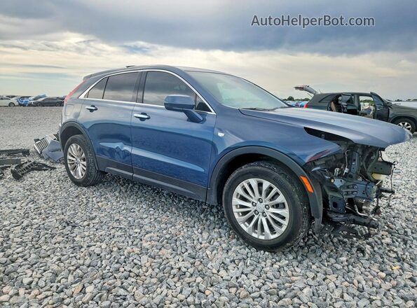 1GYAZAR4XRF122584 2024 CADILLAC XT4 Синий Передняя правая четверть