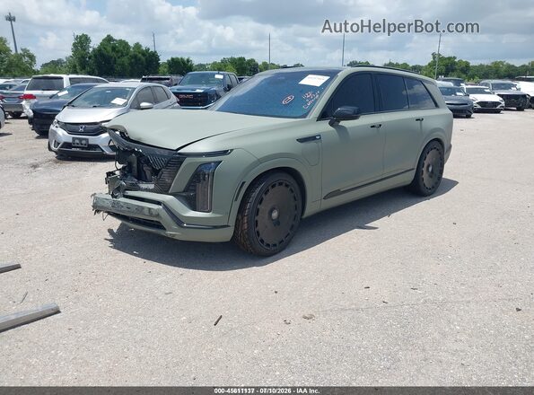 1GYC3MML7TZ710071 2026 CADILLAC VISTIQ Green Առջևի ձախ երեք քառորդ տեսարան