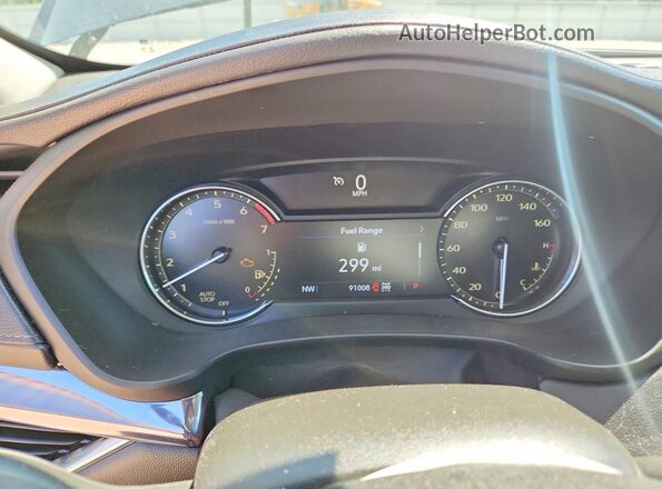 1GYFZBR41MF026220 2021 CADILLAC XT4 Синий Вид щитка приборов