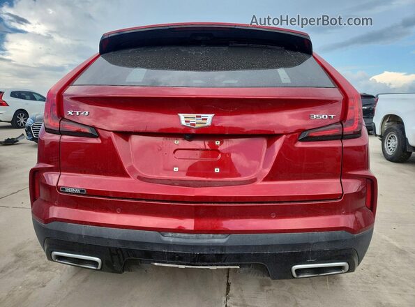 1GYFZCR42RF124055 2024 CADILLAC XT4 Red Rear view