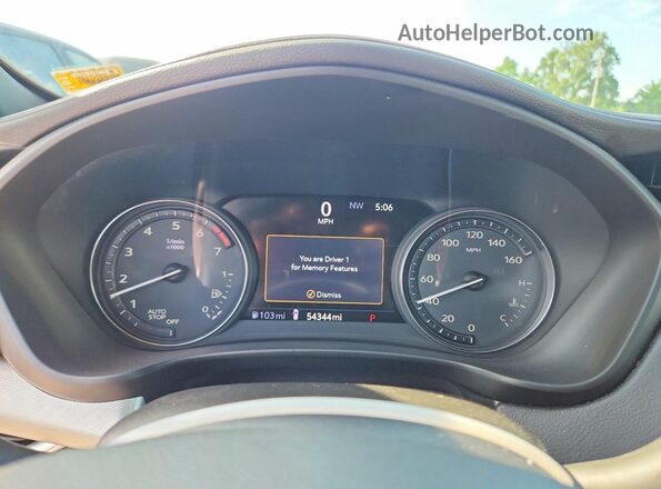 1GYFZCR43LF126629 2020 CADILLAC XT4 Серый Вид щитка приборов