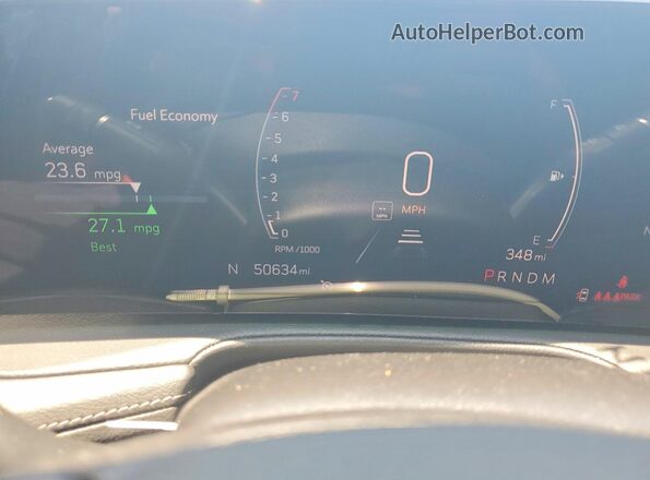 1GYFZCR4XRF213291 2024 CADILLAC XT4 Черный Вид щитка приборов