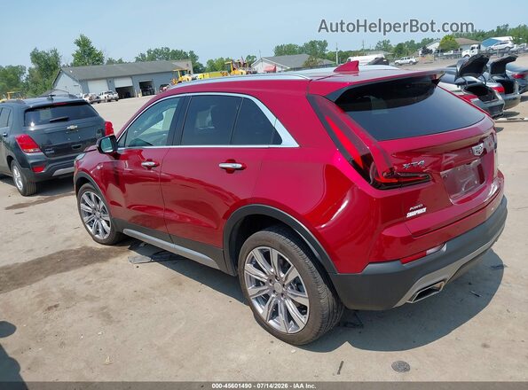 1GYFZDR44MF074452 2021 CADILLAC XT4 Red Задня ліва чверть
