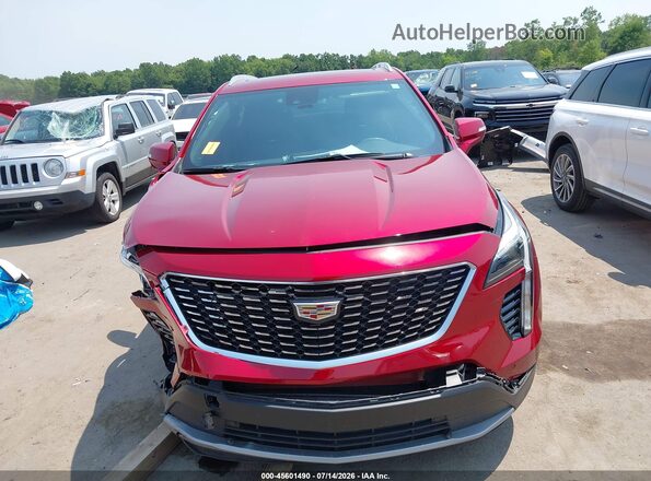 1GYFZDR44MF074452 2021 CADILLAC XT4 Red Вид щитка приладів