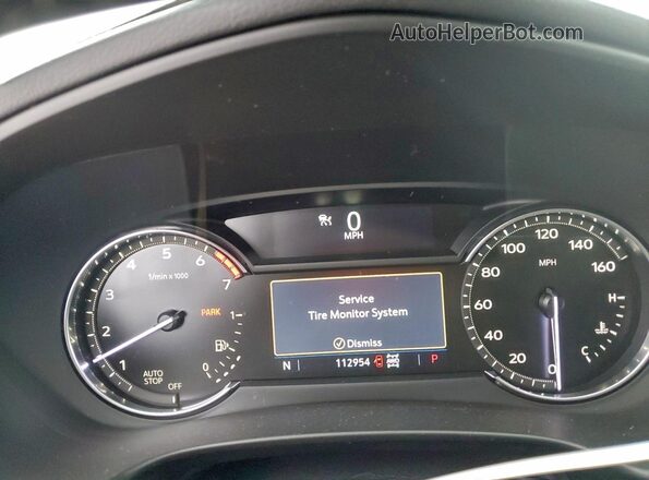 1GYFZDR45KF144800 2019 CADILLAC XT4 White Vista del cuadro de instrumentos