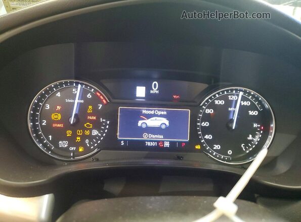 1GYFZDR46KF109439 2019 CADILLAC XT4 Blue Widok zestawu wskaźników