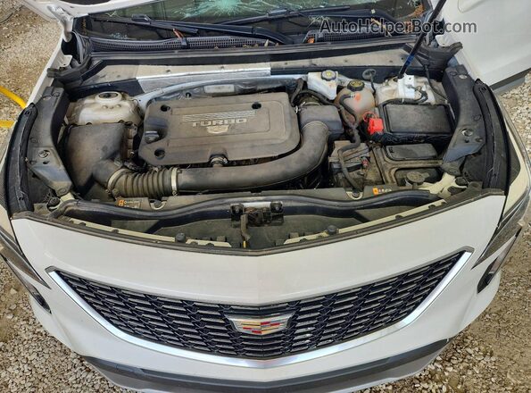 1GYFZDR49LF017615 2020 CADILLAC XT4 White ძრავის განყოფილების ხედი