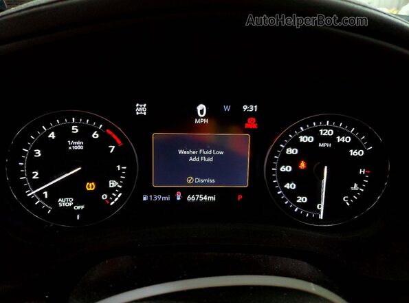 1GYFZDR4XKF218681 2019 CADILLAC XT4 Blue Instrument cluster view