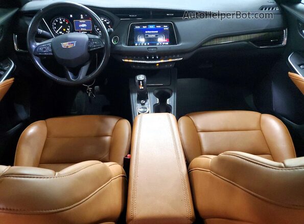 1GYFZDR4XKF218681 2019 CADILLAC XT4 Blue Dashboard view