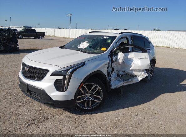 1GYFZER41NF105602 2022 CADILLAC XT4 White წინა მარცხენა ხედი სამი მეოთხედიდან