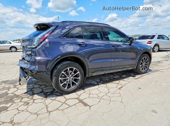 1GYFZER41RF124866 2024 CADILLAC XT4 Синий Задняя правая четверть