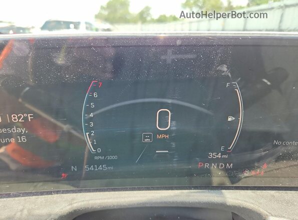 1GYFZER41RF124866 2024 CADILLAC XT4 Синий Вид щитка приборов