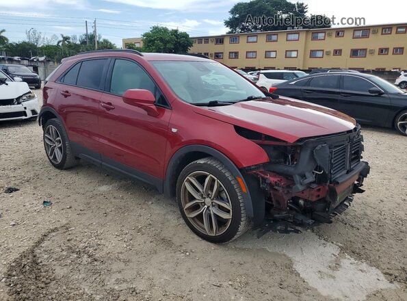 1GYFZER42KF228255 2019 CADILLAC XT4 Бордовый Передняя правая четверть