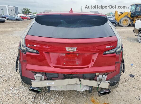 1GYFZER42KF228255 2019 CADILLAC XT4 Бордовый Вид сзади