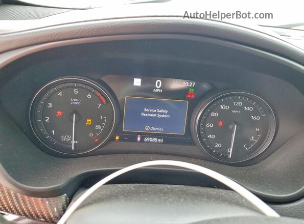 1GYFZER45MF080816 2021 CADILLAC XT4 Red Вид щитка приладів