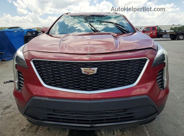 1GYFZER46LF017447 2020 CADILLAC XT4 Red Front view