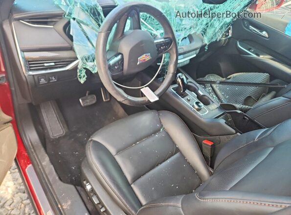 1GYFZER46LF017447 2020 CADILLAC XT4 Red Dashboard view