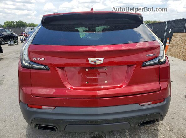 1GYFZER46LF017447 2020 CADILLAC XT4 Red Rear view