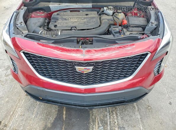 1GYFZER46LF017447 2020 CADILLAC XT4 Red Engine compartment view