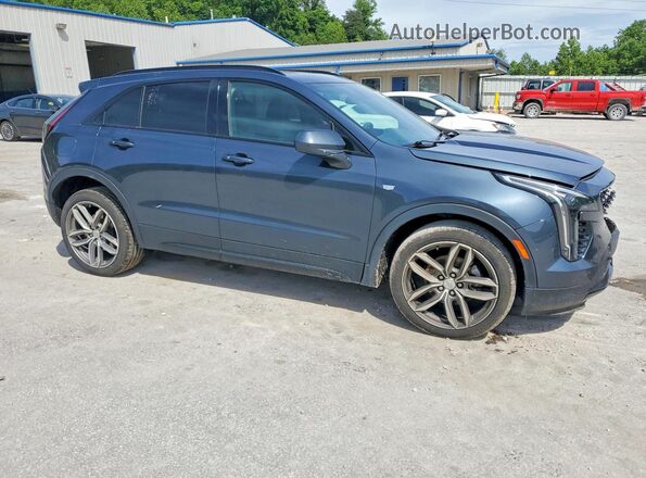 1GYFZER47KF101372 2019 CADILLAC XT4 Синий Передняя правая четверть