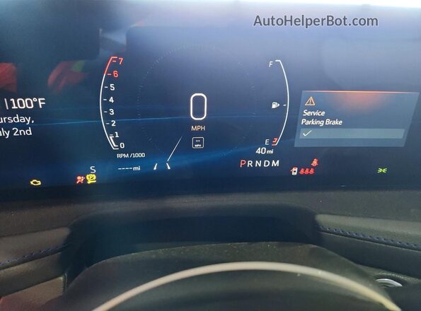 1GYFZER4XRF215652 2024 CADILLAC XT4 Silver ხელსაწყოთა პანელის ხედი