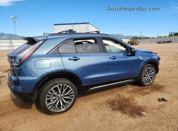 1GYFZFR41RF199072 2024 CADILLAC XT4 Синий Задняя правая четверть
