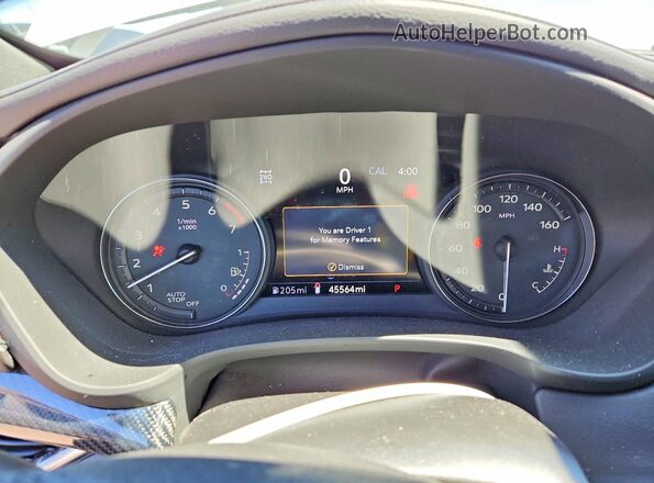 1GYFZFR44MF001058 2021 CADILLAC XT4 White Vista del cuadro de instrumentos