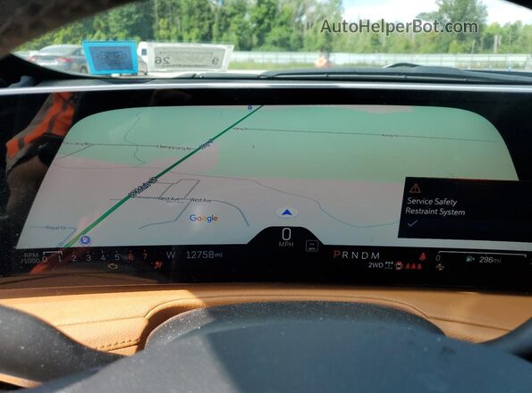 1GYFZFR45RF214625 2024 CADILLAC XT4 Черный Вид щитка приборов