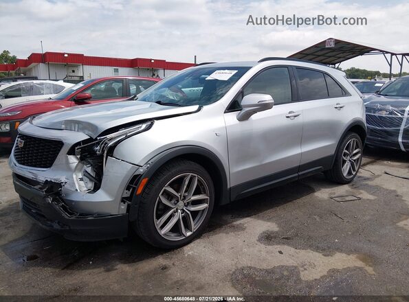 1GYFZFR46KF159768 2019 CADILLAC XT4 Silver წინა მარცხენა ხედი სამი მეოთხედიდან