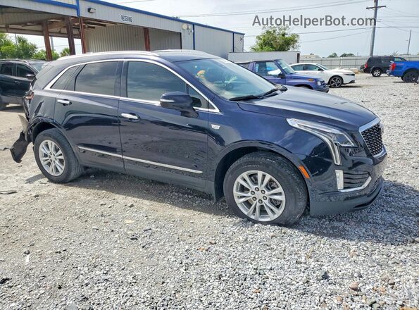 1GYKNAR48MZ125555 2021 CADILLAC XT5 Черный Передняя правая четверть