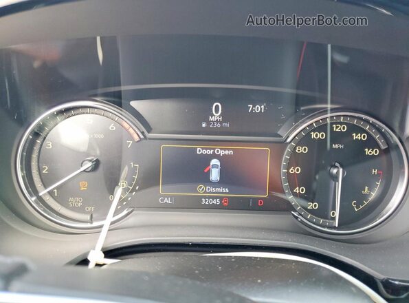 1GYKNAR48MZ125555 2021 CADILLAC XT5 Черный Вид щитка приборов