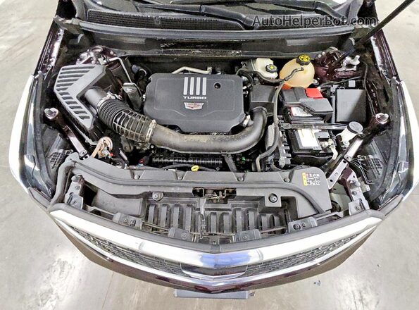 1GYKNAR49LZ169305 2020 CADILLAC XT5 Коричневый Вид подкапотного пространства
