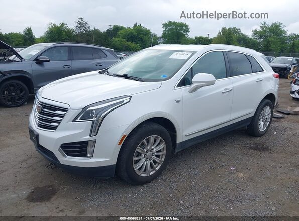 1GYKNARS0HZ129586 2017 CADILLAC XT5 White Front left