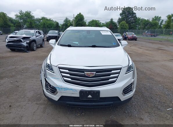 1GYKNARS0HZ129586 2017 CADILLAC XT5 White Instrument cluster view