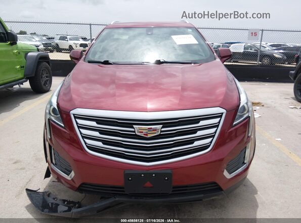 1GYKNARS1HZ276533 2017 CADILLAC XT5 Red Rear interior view