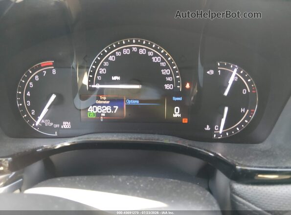 1GYKNARS2HZ114815 2017 CADILLAC XT5 White უკანა სავარძლების ხედი