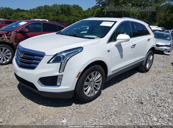 1GYKNARS2HZ114815 2017 CADILLAC XT5 White წინა მარცხენა ხედი სამი მეოთხედიდან