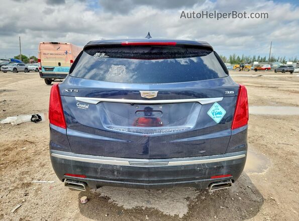1GYKNARS4KZ192228 2019 CADILLAC XT5 Blue უკანა ხედი