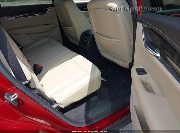 1GYKNARS6JZ228340 2018 CADILLAC XT5 Red Widok naklejki z numerem VIN