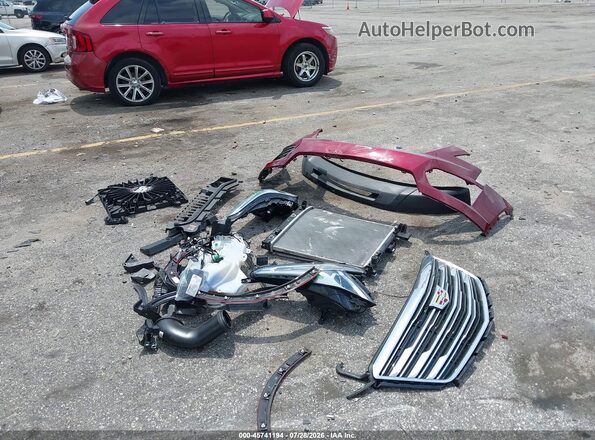 1GYKNARS6JZ228340 2018 CADILLAC XT5 Red Widok zestawu wskaźników